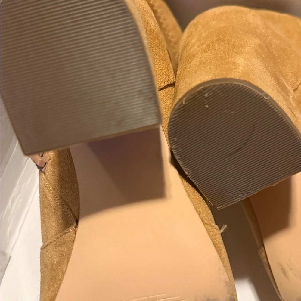 Madden girl Rangerr tan micro boots